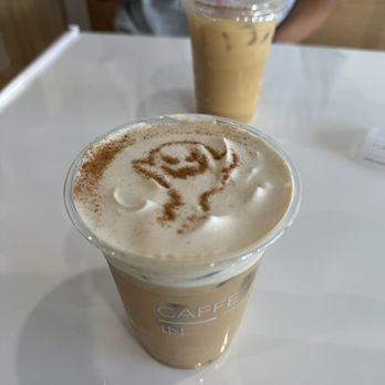 Caffe In Coffee Roasters - HOW CUTE! A boo on my pumpkin spice cream top latte :) - Coffee & Tea Near Me - Tustin, California Caffe In Coffee Roasters - HOW CUTE! A boo on my pumpkin spice cream top latte :) - Coffee & Tea Near Me - Tustin, California