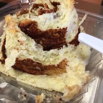Kolache Stop - Eaten cinnamon roll.. But you can see the airyness of them - Bakeries Near Me - San Antonio, Texas Kolache Stop - Eaten cinnamon roll.. But you can see the airyness of them - Bakeries Near Me - San Antonio, Texas