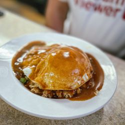Bamboo Grille Maui - Corned beef hash moco