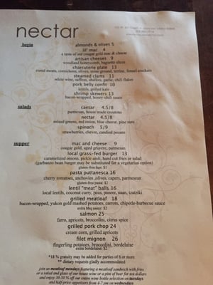 Menu photo 5 Nectar Moscow, ID Menu photo 5 Nectar Moscow, ID