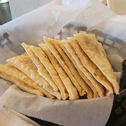 Hot and fresh pita bread