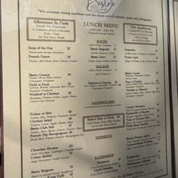 Menu Menu