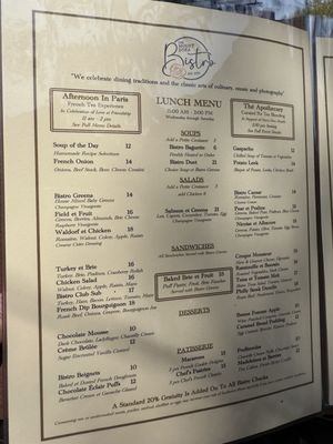 Menu photo 3 The Mount Dora Bistro Mount Dora, FL Menu photo 3 The Mount Dora Bistro Mount Dora, FL