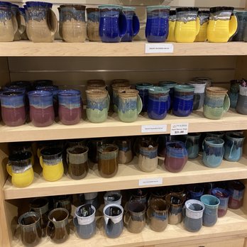 Made In Oregon - a variety of mugs on display - Specialty Food Near Me - Portland, Oregon