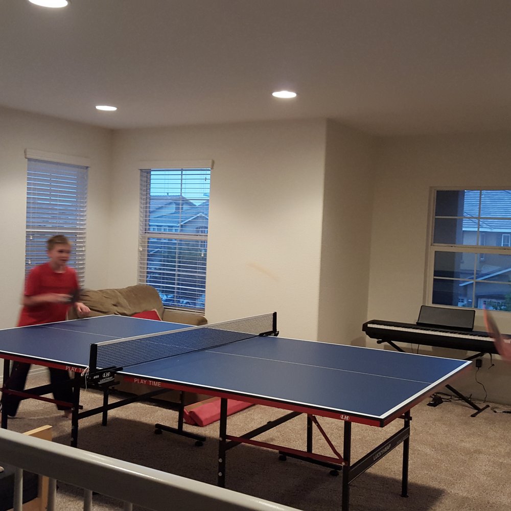 I bought a ping pong table from Dennis Heap today. The kids are already playing with it. Great value. I bought a ping pong table from Dennis Heap today. The kids are already playing with it. Great value.