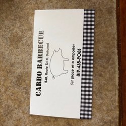 Carbo Barbecue - Carte d'affaire