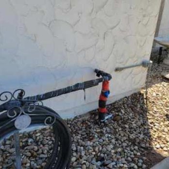 Creative Landscape Designs - They were supposed to put a plant in front of this to cover.  They did not.  I just let it go and planted something myself. - Landscaping Near Me - Visalia, California