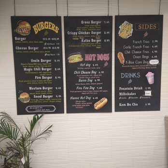 Uncle Jay Burger House - Menu (Zoom In) - Burgers Near Me - Concord, California