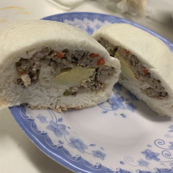 Pho' Vietnam #8 - Inside of pork bun! Tons of filling! - Vietnamese Near Me - Anchorage, Alaska