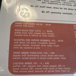 Menu Menu