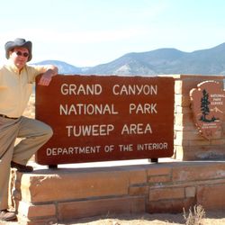 Grand Canyon - North Rim - So this was literally taken 20 years ago give or take a week. Anyone who has visited Tuweep WILL get a pic in front of the sign