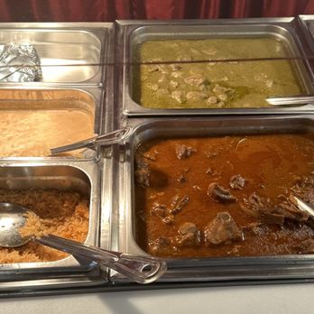 La Enchilada - Sunday Brunch! Beans, rice, chili verde and homemade corn and flour tortillas! - Mexican Near Me - Fresno, California