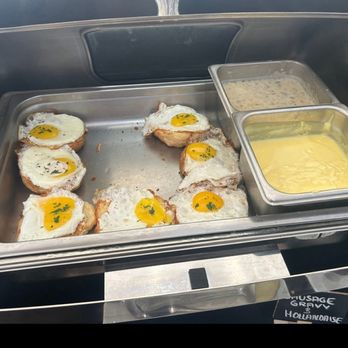 Frankie's International Bistro - Eggs on biscuits with choice of gravies - Breakfast & Brunch Near Me - Plainville, Massachusetts Frankie's International Bistro - Eggs on biscuits with choice of gravies - Breakfast & Brunch Near Me - Plainville, Massachusetts