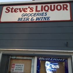 Steve's Liquor - Front of shop