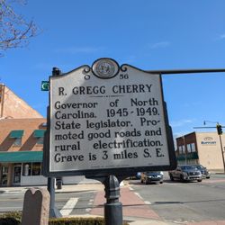 R. Gregg Cherry Historical Marker - R. Gregg Cherry Historical Marker, Gastonia