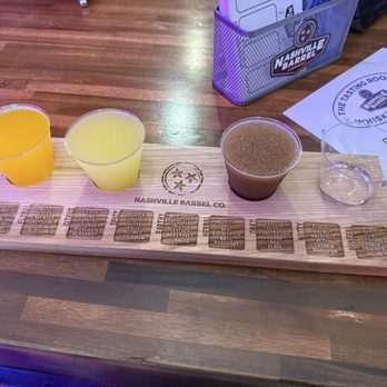 Nashville Barrel - Adult slush flight - Whiskey Bars Near Me - Nashville, Tennessee
