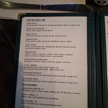 DAMNFiNE pizza - Cocktail Menu - Pizza Near Me - San Francisco, California