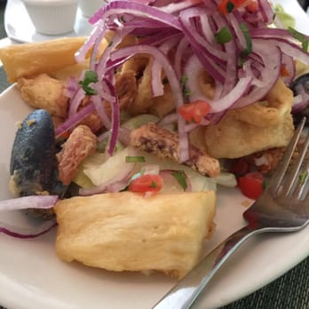 Costa Verde - The Jalea Mixta - think "app sampler" - phenomenal. - Peruvian Near Me - Naples, Florida