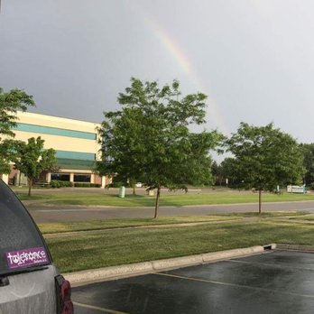 Affinity Day Spa & Salon - Rainbow from Affinity Day Spa parking lot - Hair Salons Near Me - Davison, Michigan