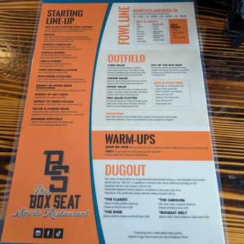 The Box Seat - Sports Bars Near Me - Greensboro, North Carolina