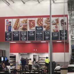 Menu on wall but several items are left off. Menu on wall but several items are left off.