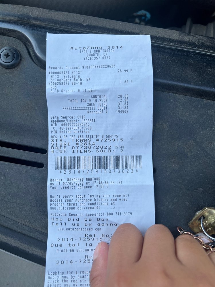 AUTOZONE AUTO PARTS Updated October 2024 75 Reviews 1346 E