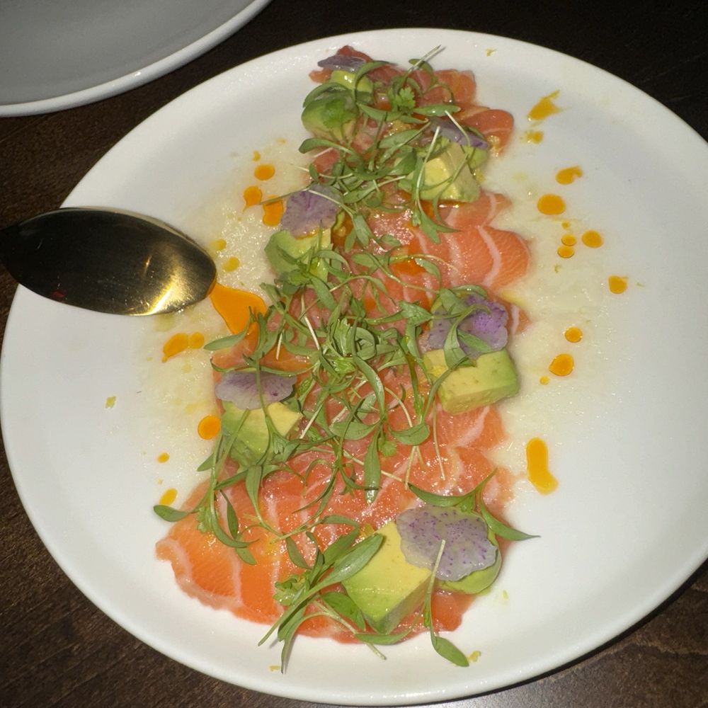 Ara - Salmon Crudo - Mediterranean Near Me - Jupiter, Florida