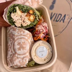 Pura Vida Miami - KALE CHICKEN CAESAR WRAP