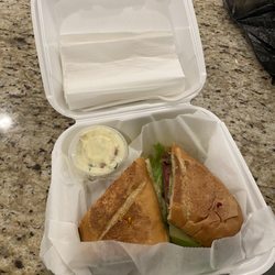 North Palm Canyon Deli - Italian with a side of potato salad