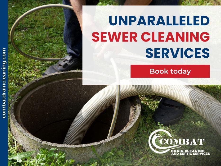 Slide of Combat Drain Cleaning and Septic Services