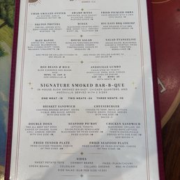 Menu Menu