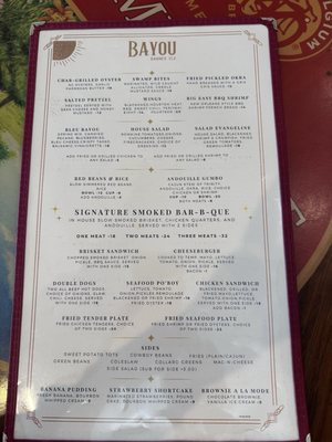 Menu photo 1 Bayou Banner Elk Banner Elk, NC Menu photo 1 Bayou Banner Elk Banner Elk, NC