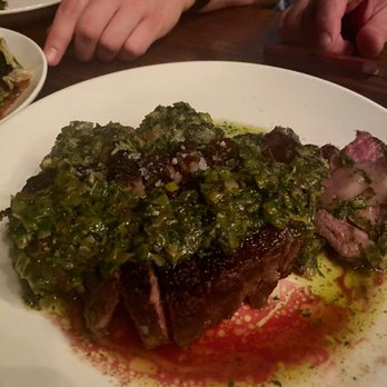 Costera - 24 oz Boneless Ribeye with Charred Spring Onion Salsa Verde - Spanish Near Me - New Orleans, Louisiana Costera - 24 oz Boneless Ribeye with Charred Spring Onion Salsa Verde - Spanish Near Me - New Orleans, Louisiana