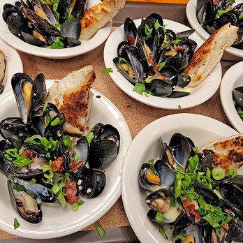 Schooner Heritage - Delicious mussels for Apps served on deck. - Boat Charters Near Me - Rockland, Maine Schooner Heritage - Delicious mussels for Apps served on deck. - Boat Charters Near Me - Rockland, Maine