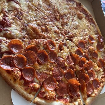 Luciano's Too Pizzeria - Half Cheese, Half Pepperoni - Pizza Near Me - Cape Coral, Florida Luciano's Too Pizzeria - Half Cheese, Half Pepperoni - Pizza Near Me - Cape Coral, Florida