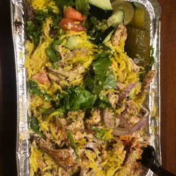 Chicken Shawarma over Rice Chicken Shawarma over Rice