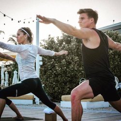 Lean Out Now - Daily AM Yoga during our weekend retreats.