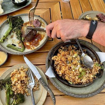 CanoeHouse - Garlic fried rice, 8oz tenderloin - Japanese Near Me - Kamuela, Hawaii CanoeHouse - Garlic fried rice, 8oz tenderloin - Japanese Near Me - Kamuela, Hawaii