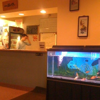 Szechuan Wok - a fish tank in a restaurant - Chinese Near Me - Reisterstown, Maryland