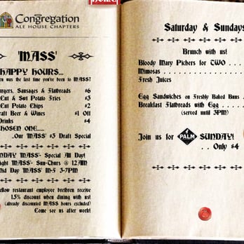 Congregation Brewery & Cocina - Happy Hour menu from their site - Pubs Near Me - Pasadena, California Congregation Brewery & Cocina - Happy Hour menu from their site - Pubs Near Me - Pasadena, California