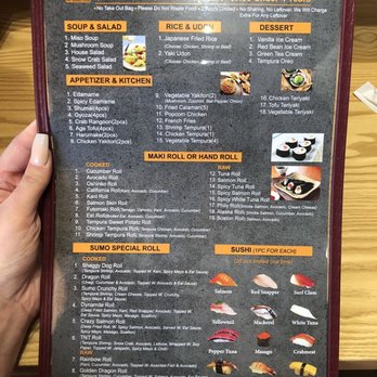 Sumo Sushi - AYCE Menu 9.5.22 - Japanese Near Me - Houston, Texas Sumo Sushi - AYCE Menu 9.5.22 - Japanese Near Me - Houston, Texas
