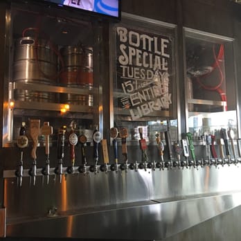 Manito Tap House - Only half of the massive tap selection... - American Near Me - Spokane, Washington