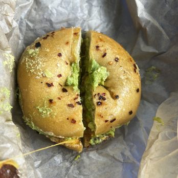Freedom Bagel Bakery - Hot honey bagel with egg, cheese, bacon and avocado - Bagels Near Me - Meridian, Idaho Freedom Bagel Bakery - Hot honey bagel with egg, cheese, bacon and avocado - Bagels Near Me - Meridian, Idaho