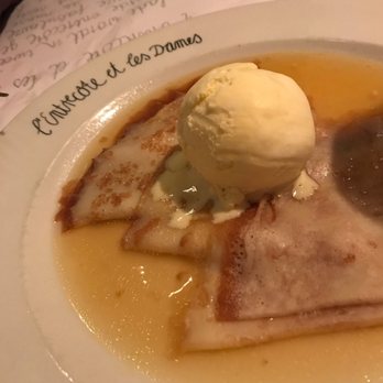 L'Entrecôte et les Dames - Crepes were too saucy for my taste - French Near Me - Amsterdam, New Hampshire L'Entrecôte et les Dames - Crepes were too saucy for my taste - French Near Me - Amsterdam, New Hampshire