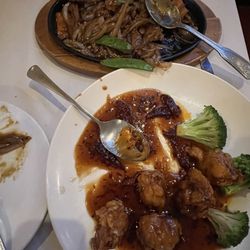 Super Wok - Mongolian beef and chicken
