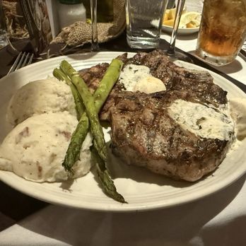 Carrabba's Italian Grill - Pork chops from the bourbon dinner. - Italian Near Me - Metairie, Louisiana