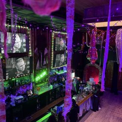 Frankenstein's Mad Scientist Cocktail Lab - View from upper seating