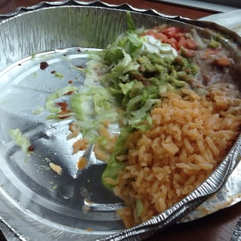 Mi Rancho - Sides and condiments for steak fajitas to go (it's my fault it's all squished). - Mexican Near Me - Fishersville, Virginia Mi Rancho - Sides and condiments for steak fajitas to go (it's my fault it's all squished). - Mexican Near Me - Fishersville, Virginia