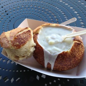 Boudin - Clam chowder bread bowl. Heavy and filing. Crave this everyone I think of San Francisco - Bakeries Near Me - San Francisco, California Boudin - Clam chowder bread bowl. Heavy and filing. Crave this everyone I think of San Francisco - Bakeries Near Me - San Francisco, California