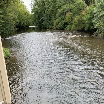 Riversedge Motel - A look down the river from the room. - Hotels Near Me - Cherokee, North Carolina